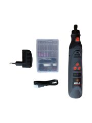 3.6 V Devir Ayarlı Şarjlı Mini Taşlama Gravür Makinası Uç Hediyeli