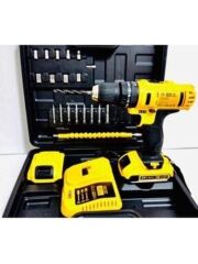 24V Şarjlı Darbeli Matkap (Uç Setli + Yedek Bataryalı)