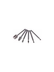 12'li Set Hss Matkap Ucu 6'lı Ahşap Oyma Dremel + 6'lı Döner Dairesel Mini Testere