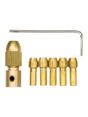 Motor Mili Uyumlu Pensli Mini Mandren Set 7 Parça