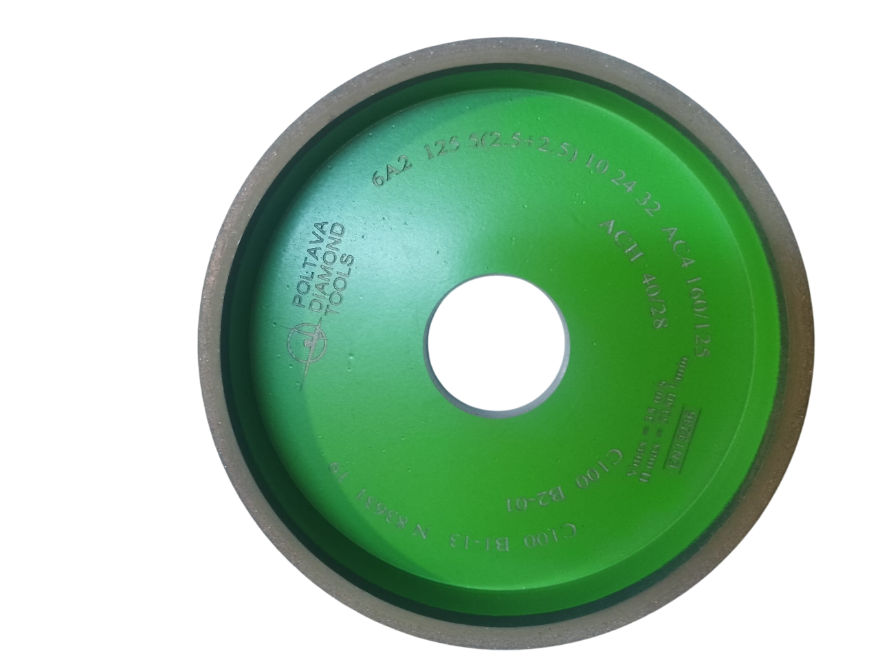 6A2 Model Elmas Aşındırıcı Çift Kum Disk Otomat İçin 125 mm