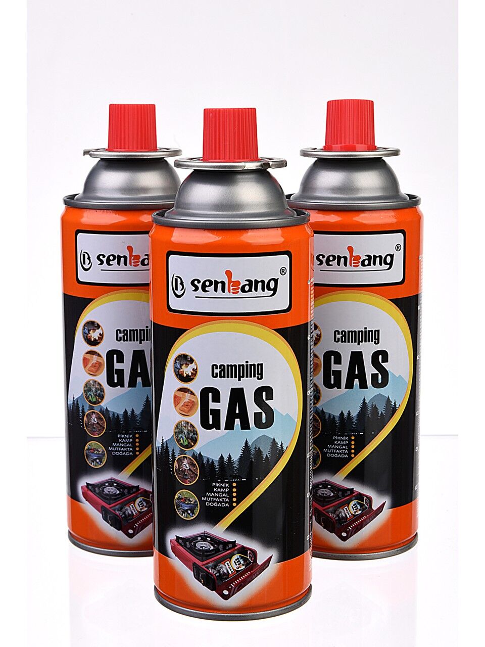 Kamp Ocak Gazı Valfli Kartuş 227GR 3 Adet