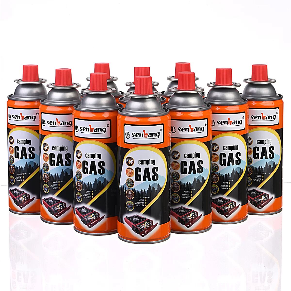Kamp Ocak Gazı Valfli Kartuş 227GR 10 Adet