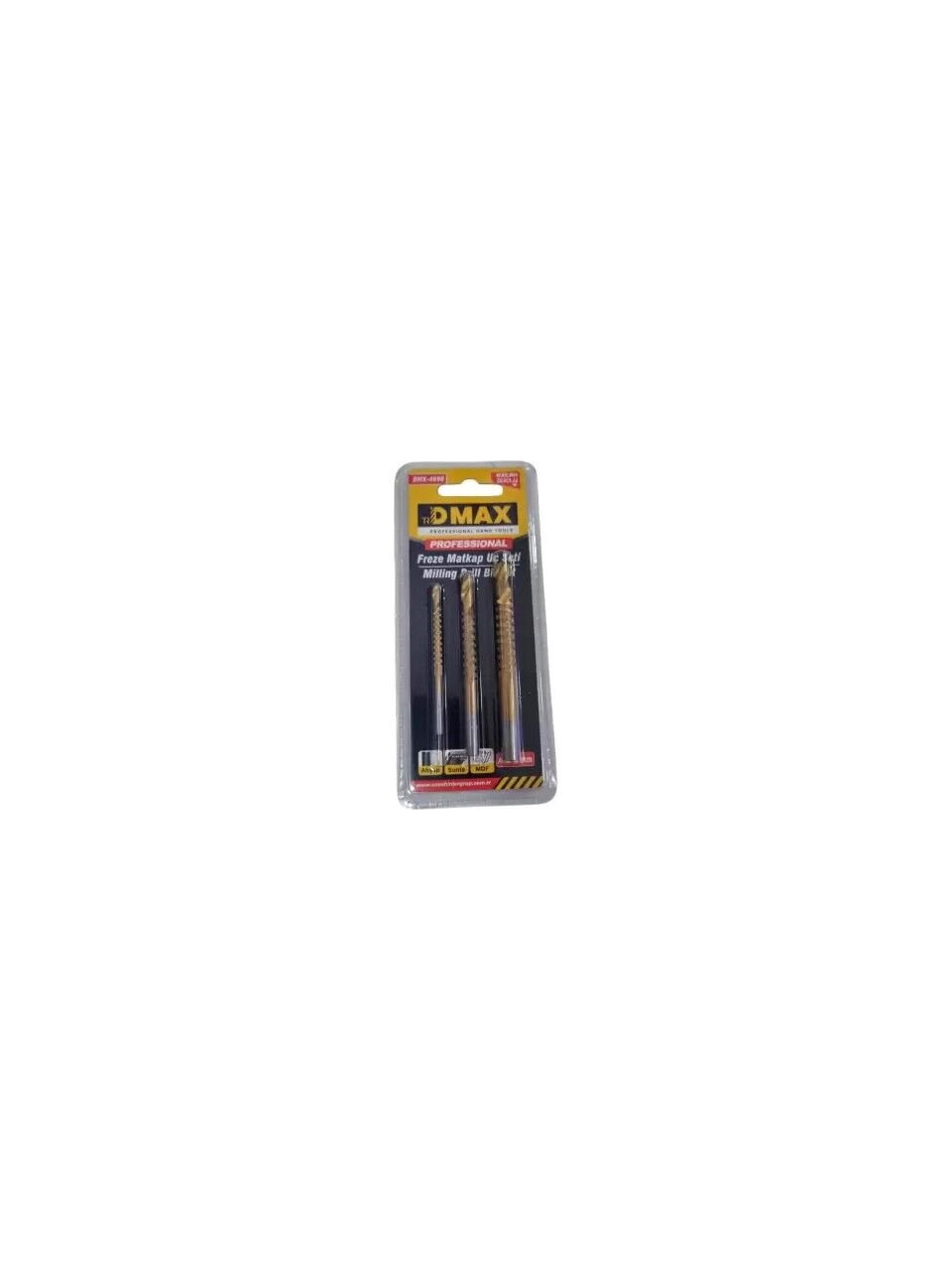 Matkap Freze Ucu 3'lü Set Ekstra Güçlü 4-6-8 mm